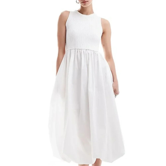 Urban Revivo Dresses & Skirts - Urban Revivo Bubble Hem Midi Dress